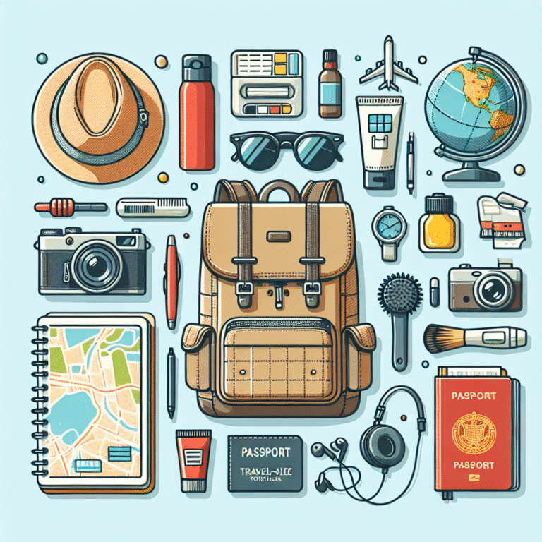 budget travel packing checklist for beginners