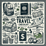 international travel checklist on a budget